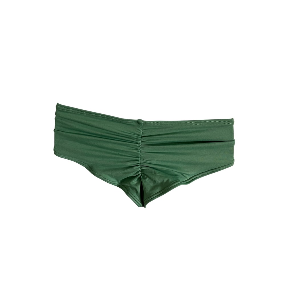 B SWIM Oasis Crisscross Back Bralette Bikini Top and Ruched Bottom Set - Picture 10 of 11